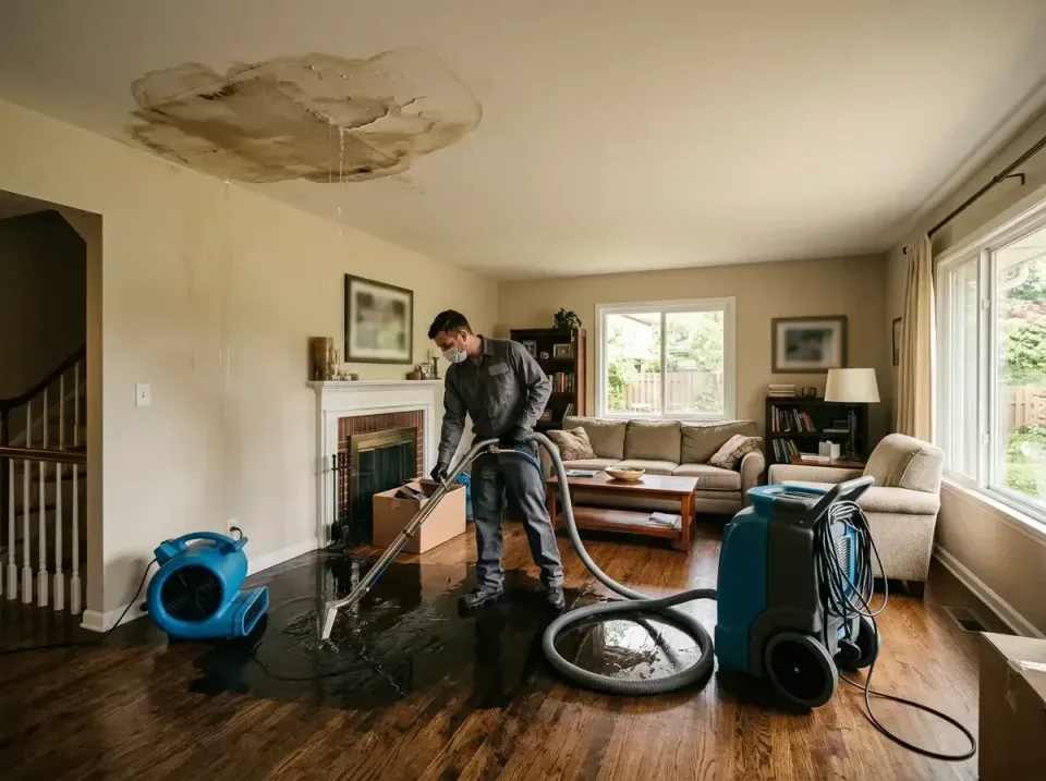 attic-pipe-burst-ceiling-drip-008 — frequently asked questions, Water Damage Restoration & Carpet Care in Spring Mount, PA
